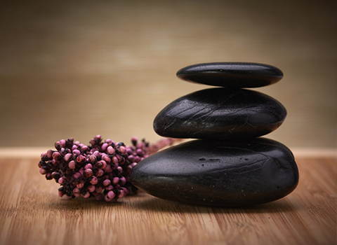 hot stone therapy